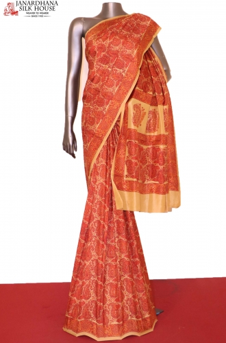 Pure Printed Silk Saree